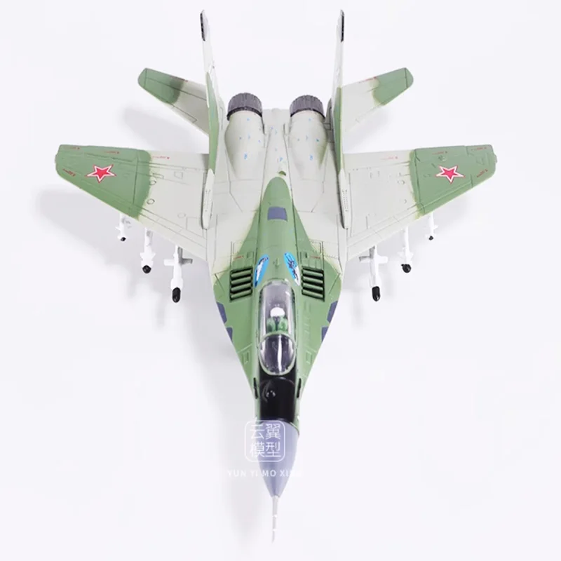 1/100 Scale 1:100 Russian MiG 29 Fighter Model Aircraft Static Metal Alloy Die-Cast Model MiG-29 Aircraft Gift Display