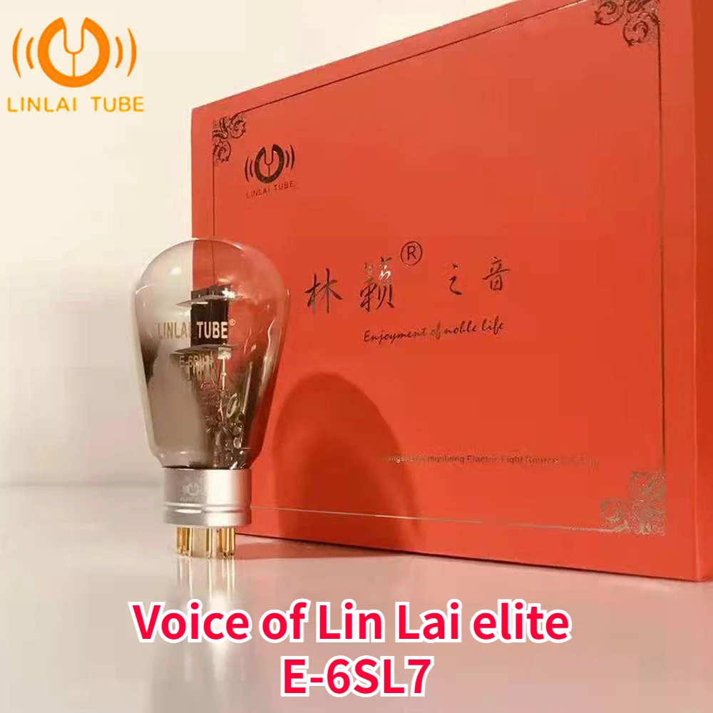 LINLAI E-6SL7 Elite Series Vacuum Tube Replaces 6SL7 6 N9P 5691 6H9C DIY HIFI Original Precision Matched Home Power Amplifier