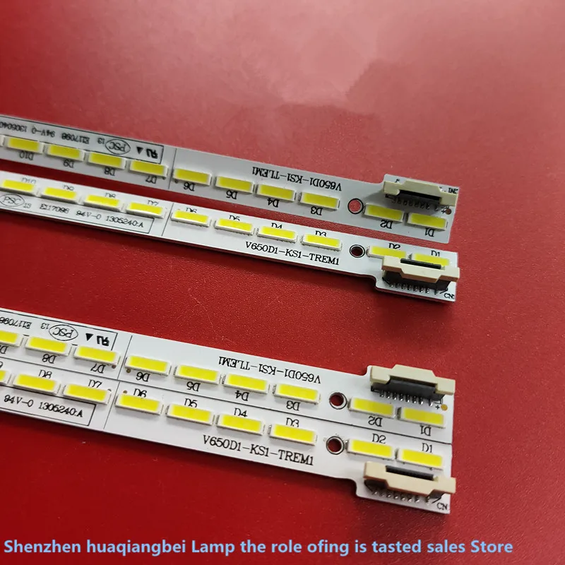 

FOR FOR Toshiba　65L5450C 65U7450C　Light bar Sony　KD-65S9000B　Light bar side entry backlight 406MM　48LED LED backlight strip