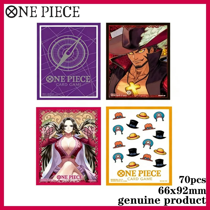 

Аниме One Piece Card Sleeves Collection, 70 шт. Mihawk Boa Hancock Фиолетовый компас Тема Официальная карточная игра Изысканные подарочные игрушки