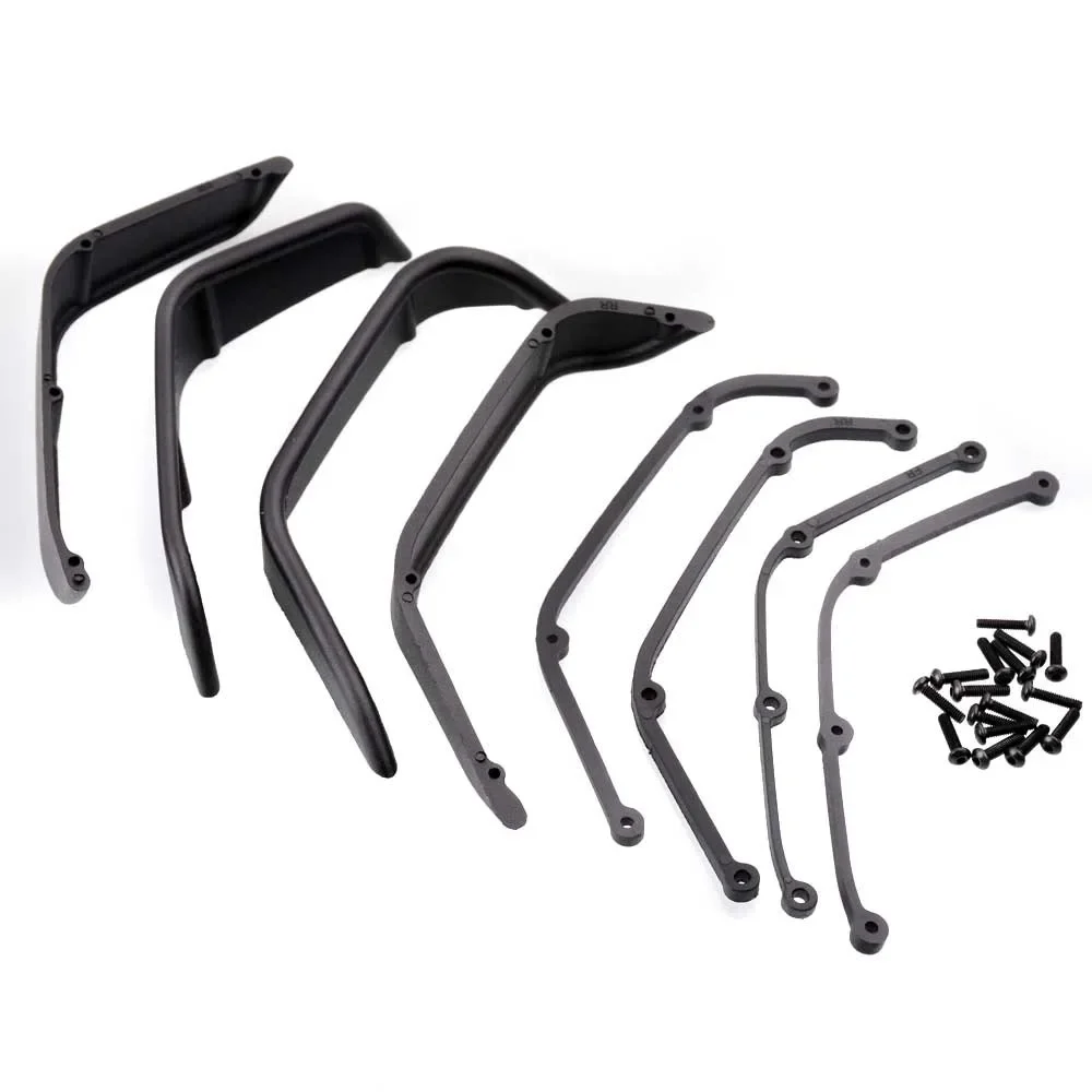 RC Crawler Upgrade Fender Flares R86079 For RGT EX86100 1/10 Scale Wrangler Style custom size Replacement Mod Parts