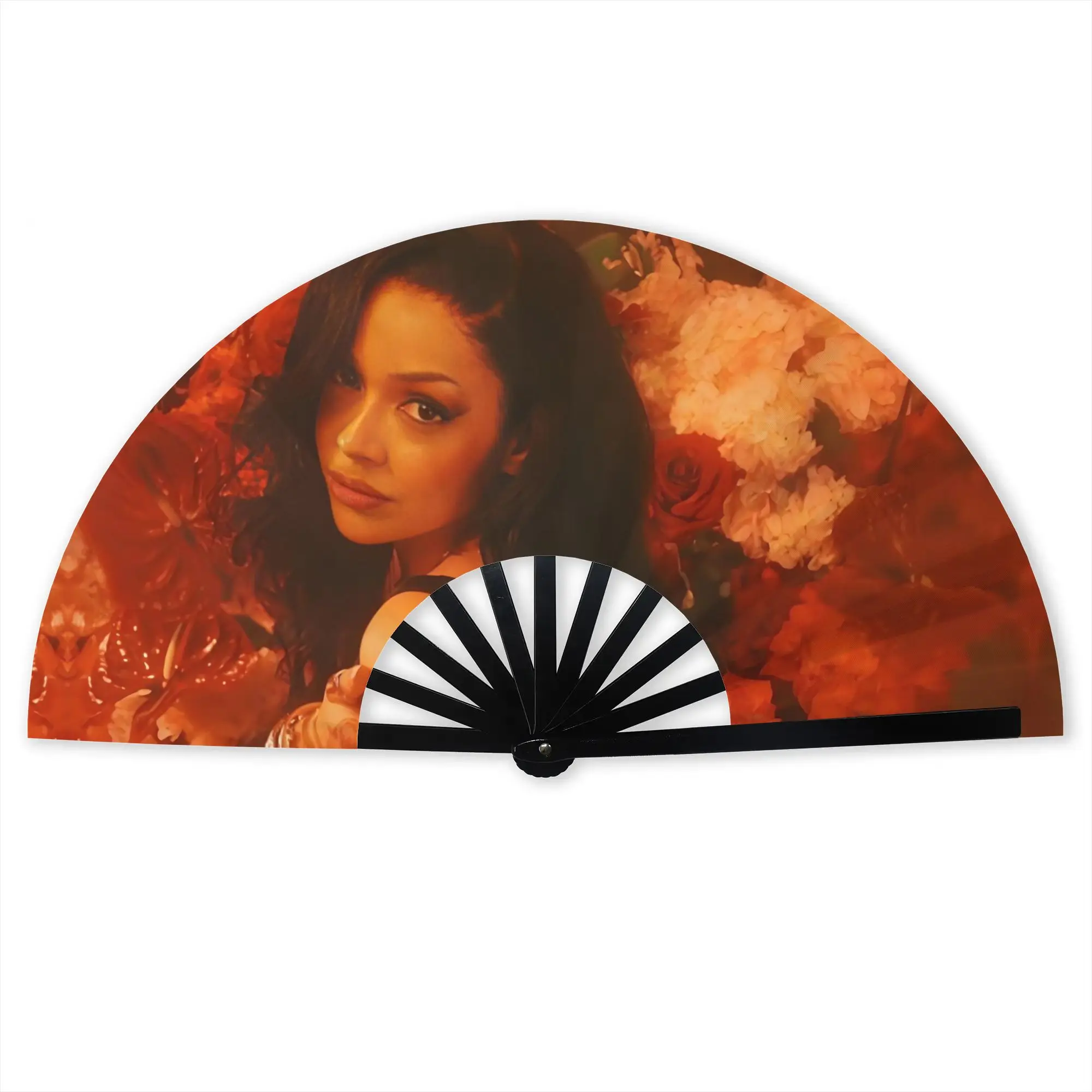 Personalised A-Ayliva Cool Singer Promotional Gift Hand Fan Party Pop Music Durable Folding Fans Creative Bulk Pack Fan