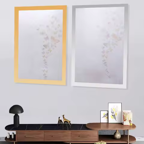 Self Adhesive Magnetic Photo Frame A3 A4 8.5x11inch Poster Certificate Artwork Magnetic Display Board Wall Stick Frame