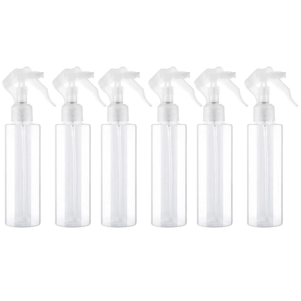 

6pcs 150ml Portable Plastic Spray Bottles Multifunction Spray Bottles Clear Dispenser Bottles for Home Travel (Transparent)