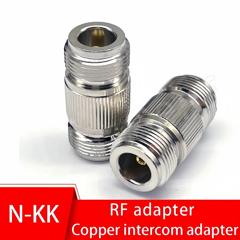 

All copper coaxial RF connector N-type adapter N-KK female connector double pass female connector