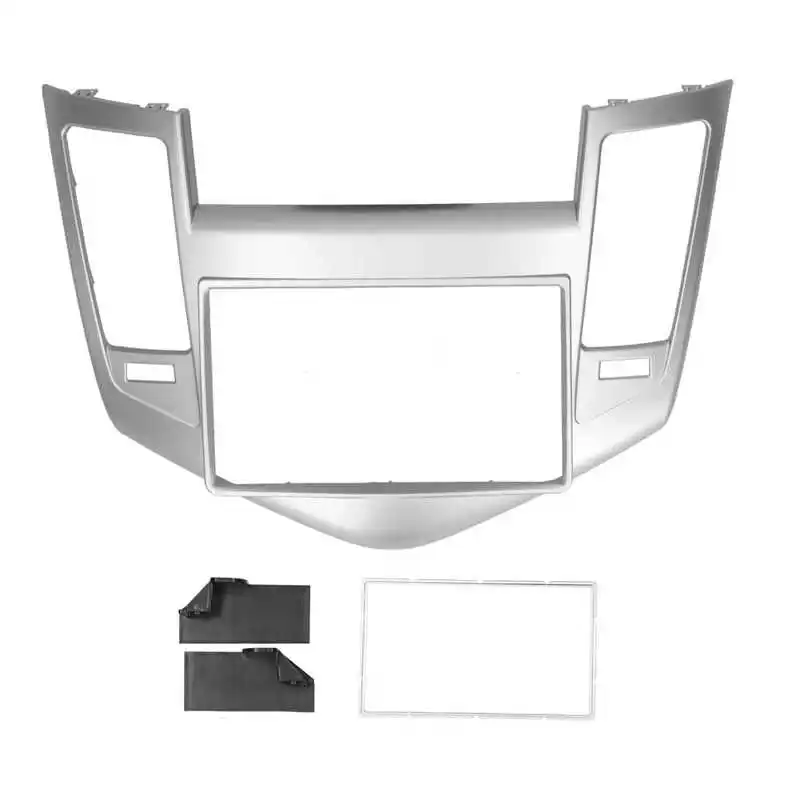 2 Din Stereo Radio Fascia DVD Audio Navigation Panel Frame Fit for Chevrolet Cruze 2009 2010 2011 2012 Navigation Frame New