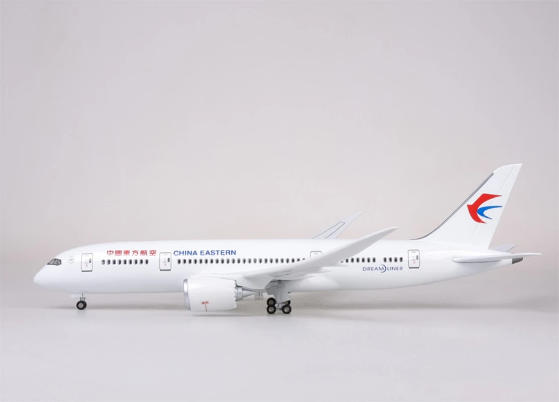 

1/130 Scale Plane B787 China Eastern Airways Aircraft Model Resin Diecast Airplane Simulation Toy Aviation Gift With LED Light