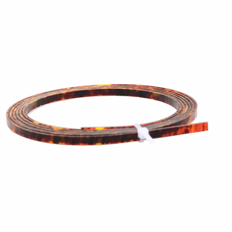 Colorful Celluloid 6/5/4/2 mm Width Guitar Binding Purfling 5 Feet Length Red Tortoise shell 1pcs