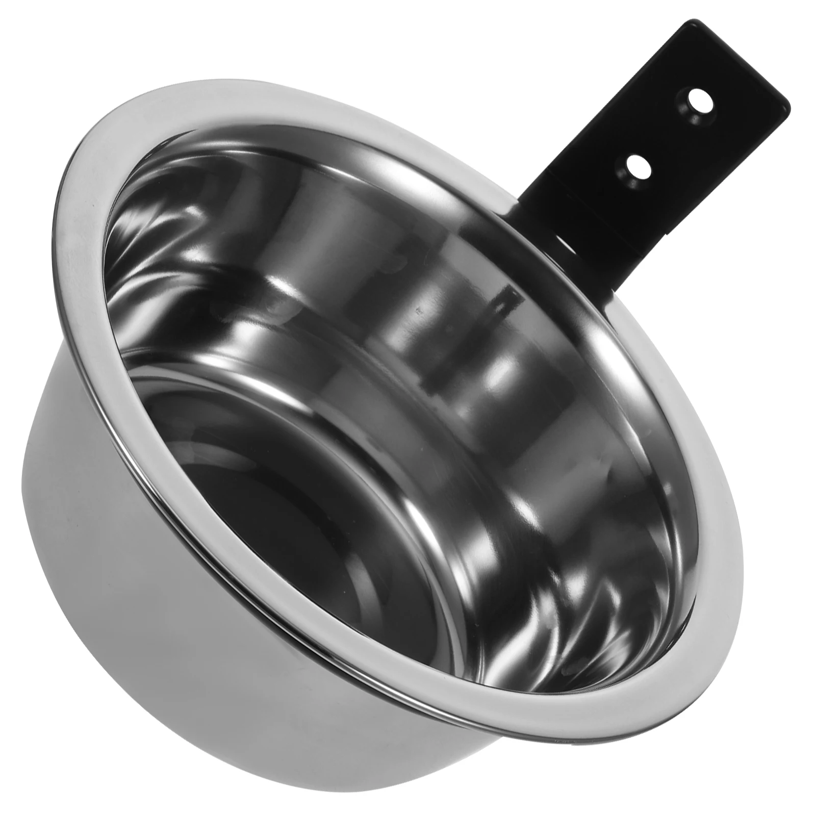 

1 Set Stainless Steel Elevated Dog Water For Large Dogs Raised Cat Food Bowl Anti-Overturn Wear-Resistant Durable Wall Mounted