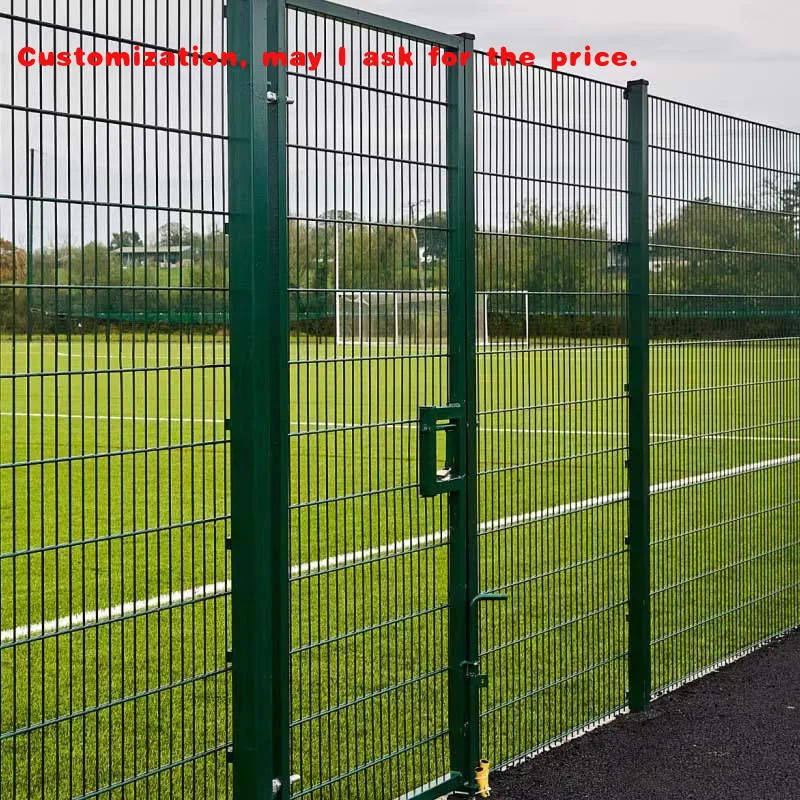 Custom. درابزين من الفولاذ المقاوم للصدأ المجلفن بفتحة مربعة مثقوبة، قطع منحني مناسب مثل مصنع ملعب المزرعة