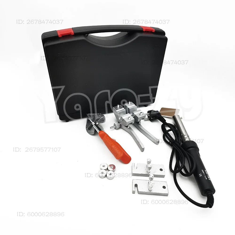 110V/220V PU Round Belt Butt Welding Kit Welder Machine & Scissor & Clamp with Carry Box with Temp Adjustable