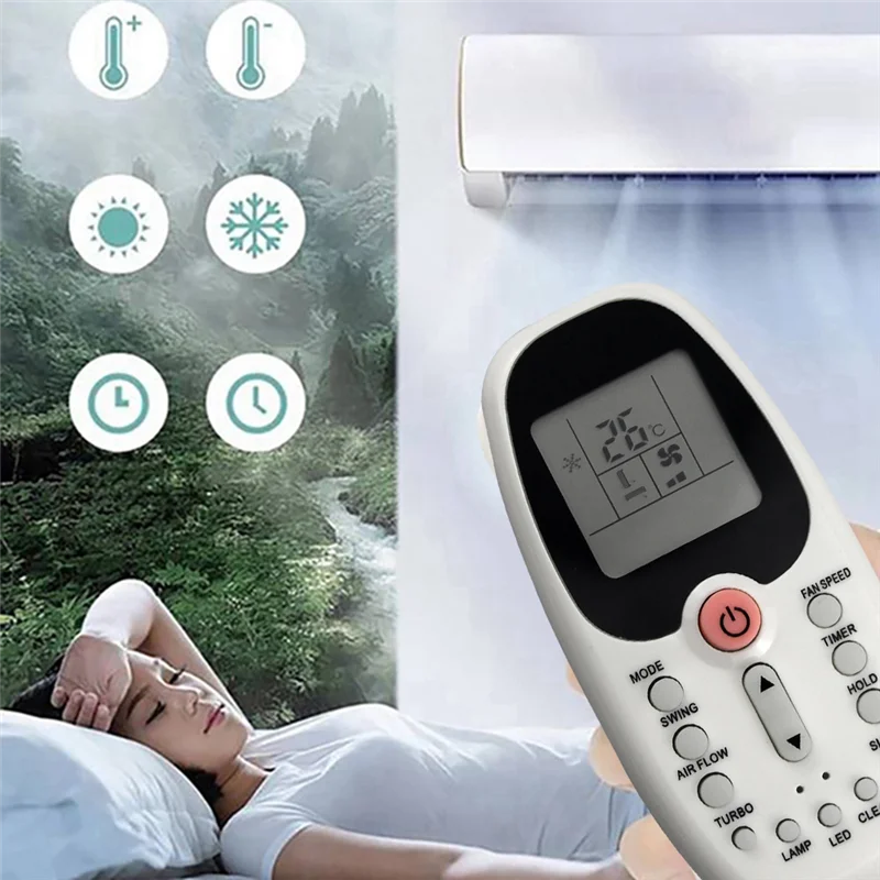 ZH/EZ-01 Замена пульта переменного тока для пульта дистанционного управления кондиционером Chigo Tornado Whirlpool ZH/EZ-01