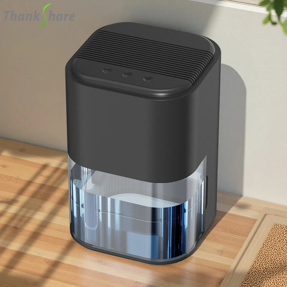 2000ML Air Dehumidifier Portable Mute Moisture Absorbers Machine Air Dryer For Home Bedroom Office Kitchen Deodorizer Dryer