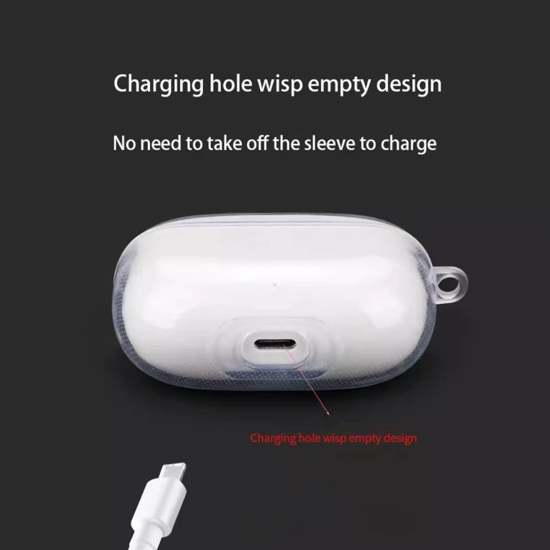 Hộp đựng nghe Vỏ TPU mềm cho nghe Buds T300 Dropship