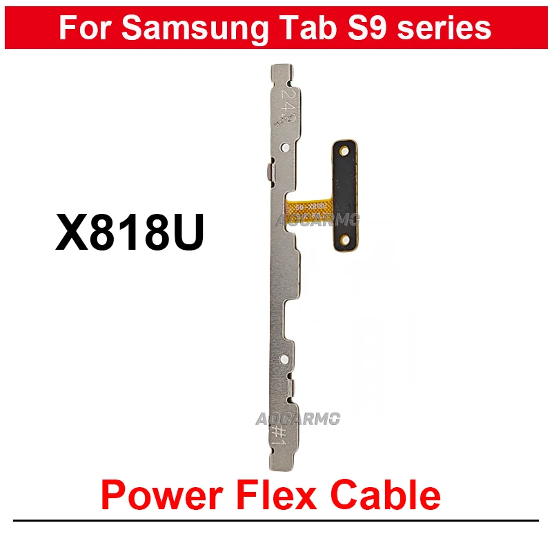 

Гибкий кабель включения и выключения питания для Samsung Galaxy Tab S9 + X818U, запасные части