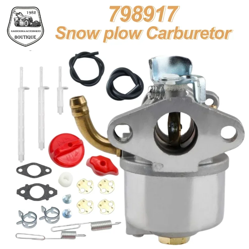 798917 Snow Blower Carburetor Kit for Briggs Stratton 790558 794587 791953 791292 12A000 12C000 Model Engine Carb