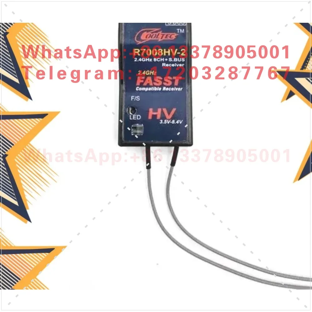 R7008HV-2 Cooltec Futaba Fasst S.BUS compatible 8ch receiver for 14SG 16SG 16SZ 18SZ 18MZ WC r7008sb TFR8sb Multi Mode