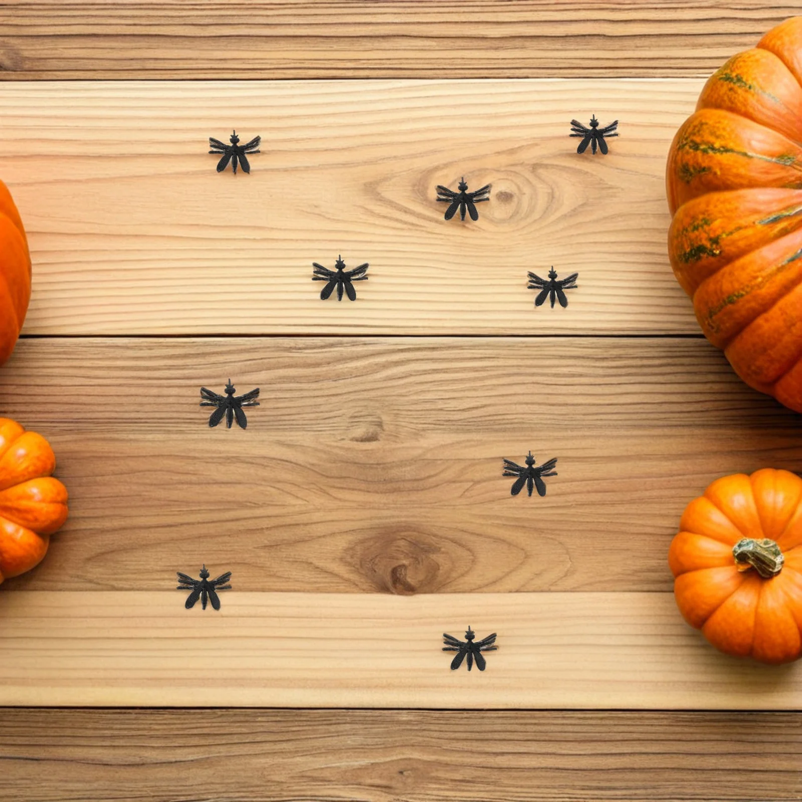 200Pcs Mini Mosquito Statues Desktop Plastic Sculpture for Halloween Party Pranks Kids Imagination Play Spooky Insect