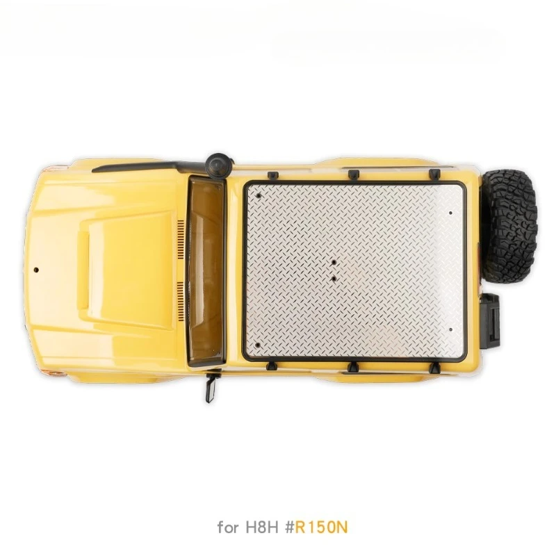 1 stks Dakbagagerek Metalen Plaat voor 1/10 RGT EX86020 Invader LC71 Accessoires