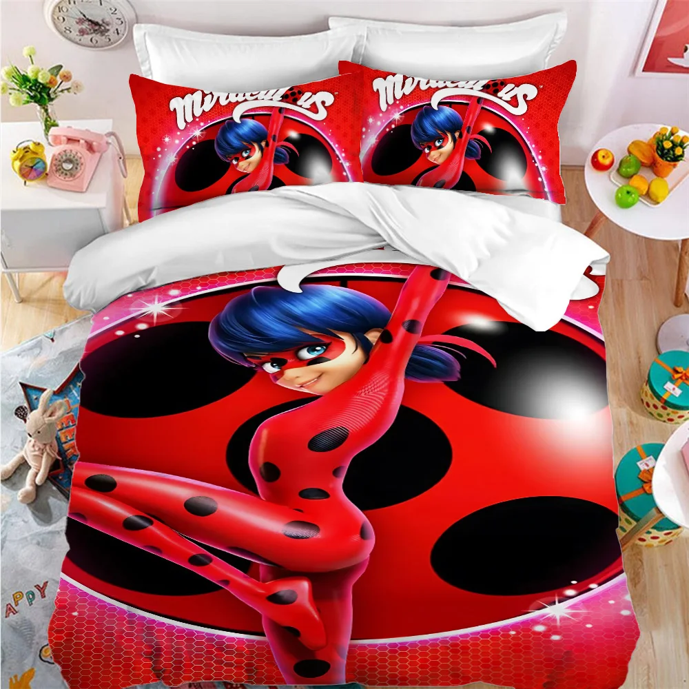 

Miraculous Christmas Decorations Beddings Sets Luxury Bedding Set Bed Duvets Quilt Cover Linen Duvet Comforter Queen Sheets Full