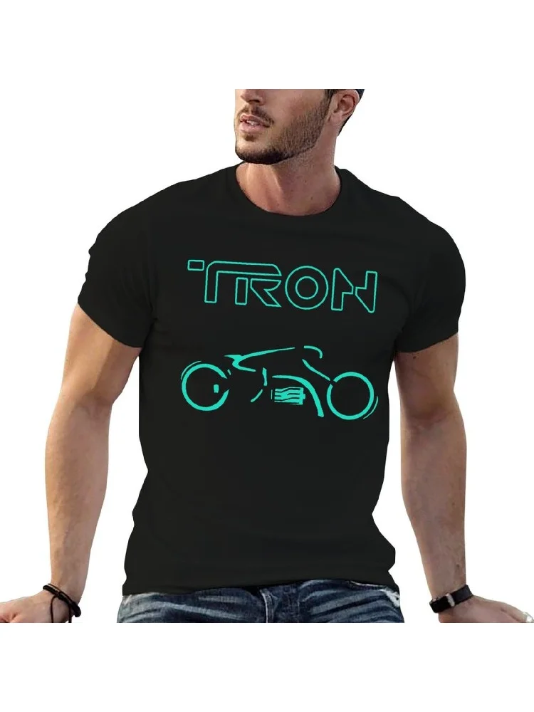 AliExpress Tron Light Cycle T-Shirt man t shirts high quality luxury brand t shirt man casual T-Shirt