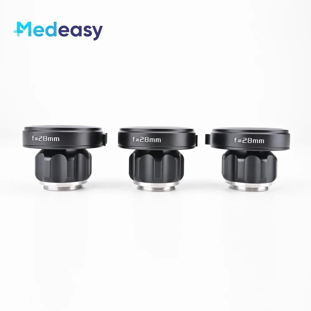 4K Ultra HD Medical Endoscope Camera Optical Coupler C-Mount Fixed Focus Lens F28mm