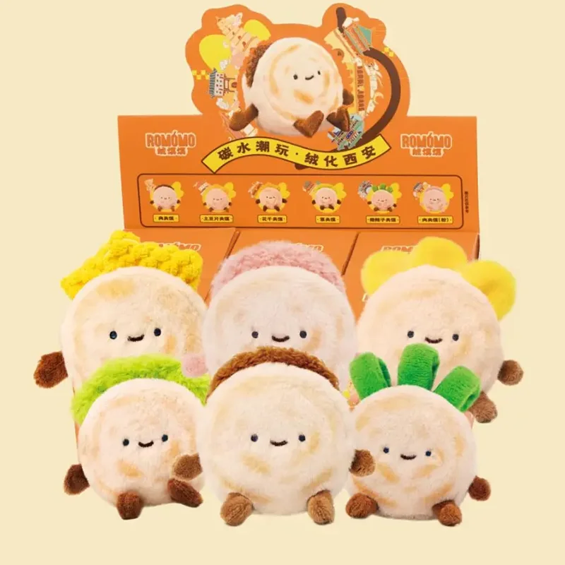 

Подлинная серия ROMOMO, слепая коробка, наклейки на холодильник, Xi'an, культурные и креативные аксессуары для кукол Roujiamo, рекомендуемые сувениры