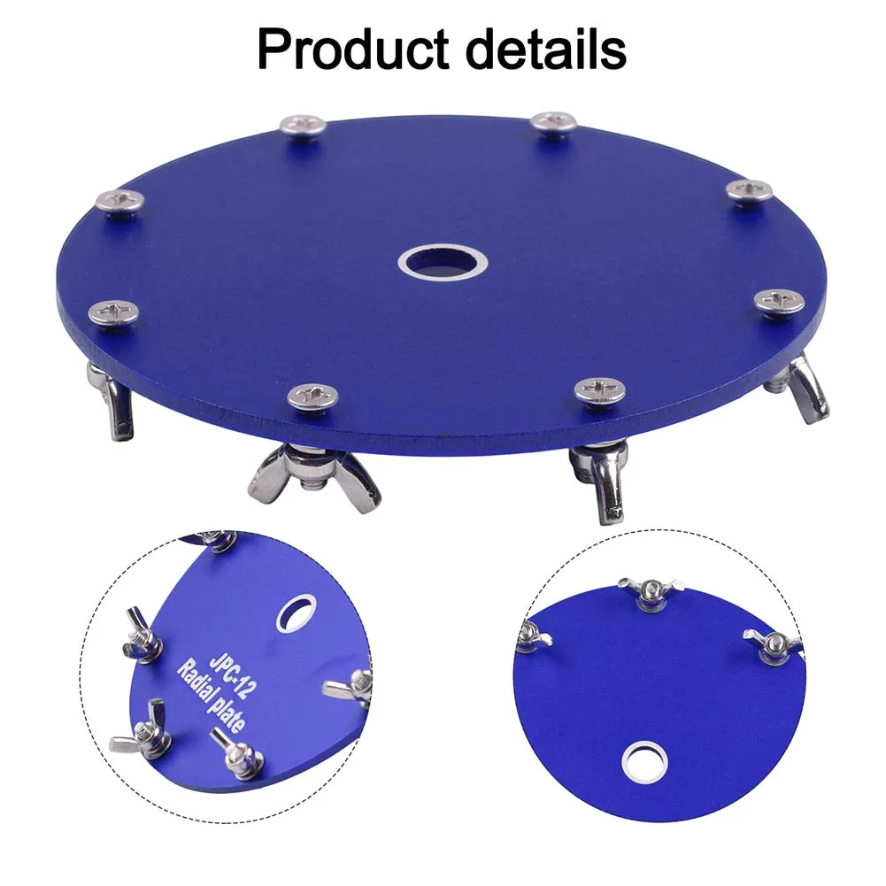 

Aluminum grounding grid plate compatible with For PAC12 JPC12 portable shortwave antenna 11cm diameter 24mm hole