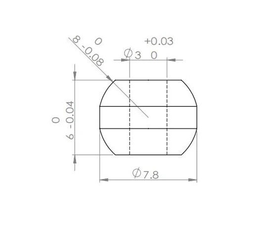 3mm Pin 8mm Outer Spherical Toy Fan Electrical Motor Bronze Bushing Oil Iron Coated Copper Slide Bearing Ball Bush