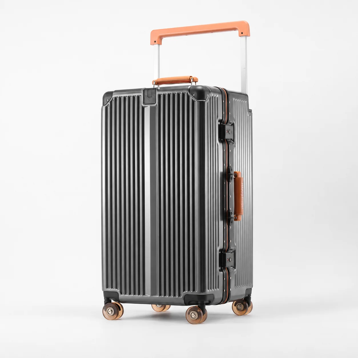 Hard Shell Rolling Luggage Wide Trolley Handle PC Suitcase for Business Travel