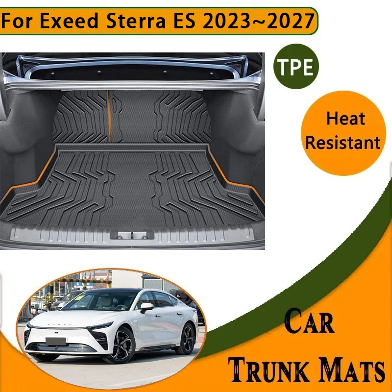 Car Cargo Cover For Exeed Sterra Exlantix ES E03 2023 2024 2025 2026 2027 Anti-dirty Rear Trunk Mat Storage Pad Auto Accessories