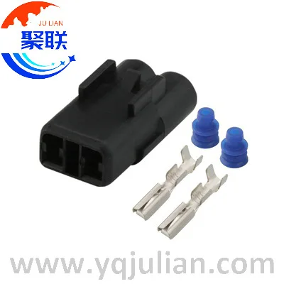 Auto 2pin plug 6180-2451 6180-2452 Reversing radar oxygen sensor waterproof connector with terminals and seals