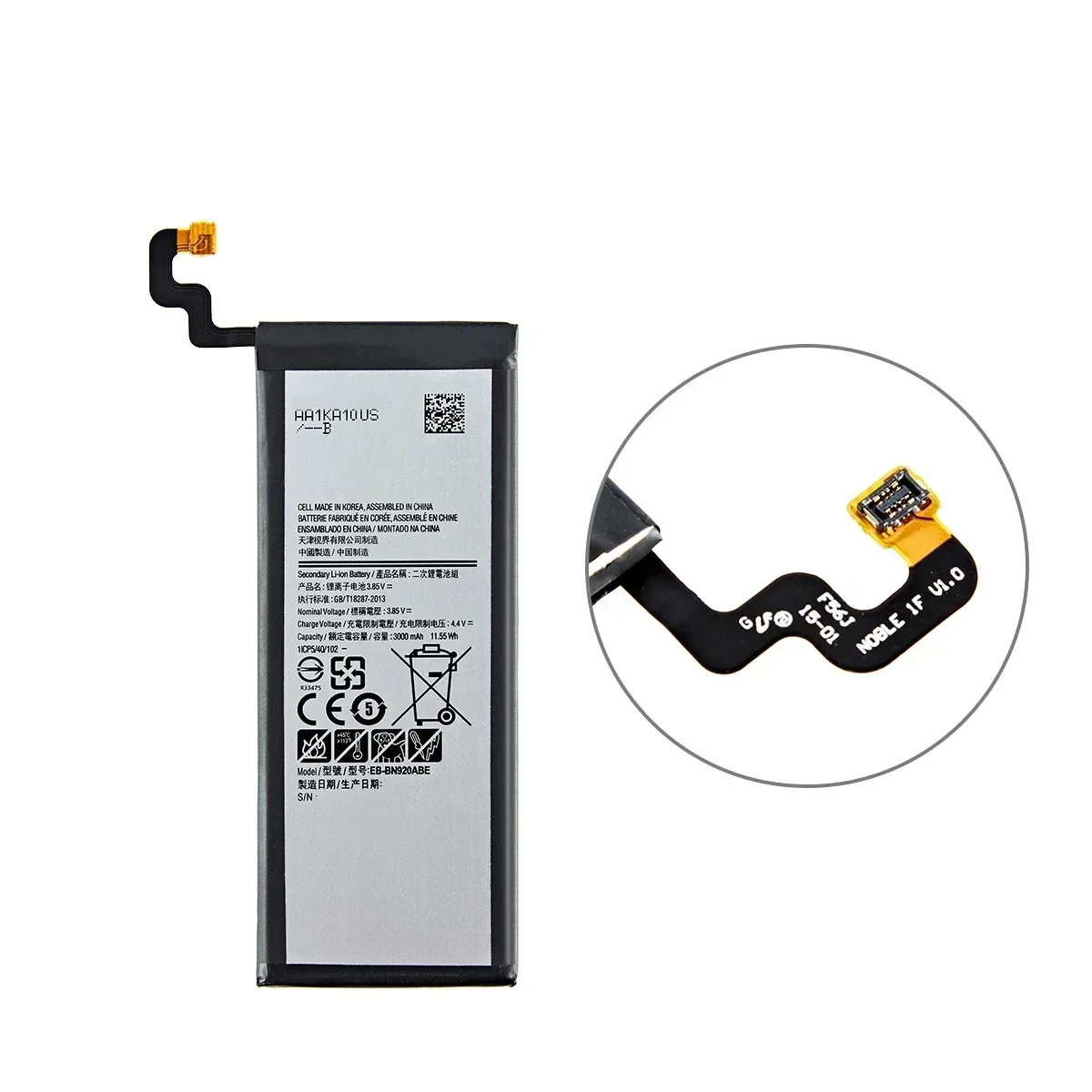 Brand New EB-BN920ABE 3000mAh Battery For Samsung Galaxy Note 5 SM-N920 N920F N920T/A N920G N9200 N920G/DS N9208 image 3