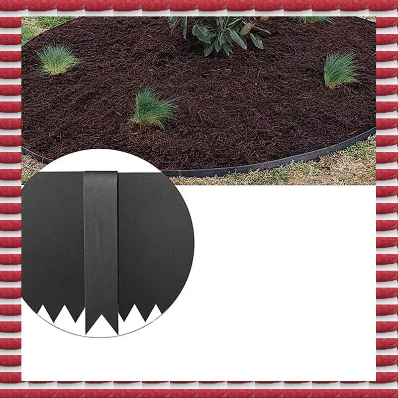 

4 Pack Connector Clips, Height Cor-Ten Metal Stakes For 6 & 8 &14 Inch Tall Steel Landscape Edging Easy Install , Black, 16.2In