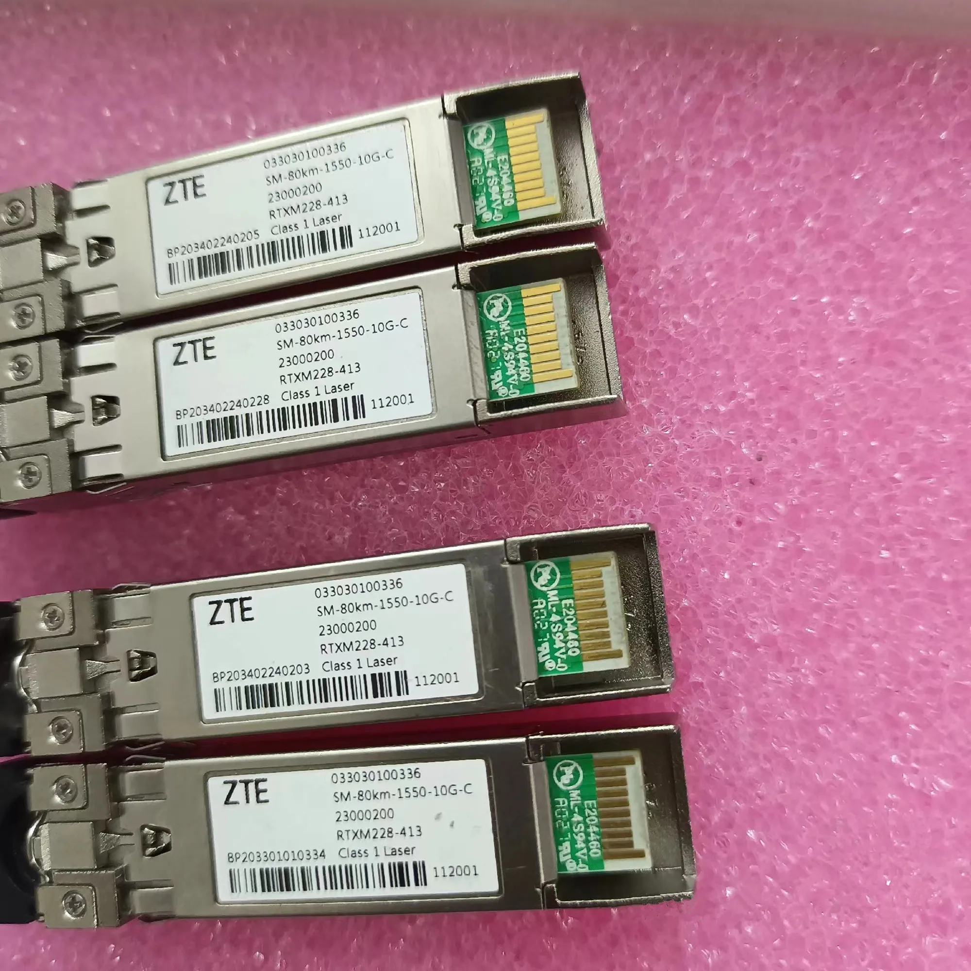 Módulo de fibra óptica transceptor Sfp, 10GB, 80km, SM-80KM-1550-10G-C, 23000200, RTXM228-413, 1550NM, ZTE 03303030100336