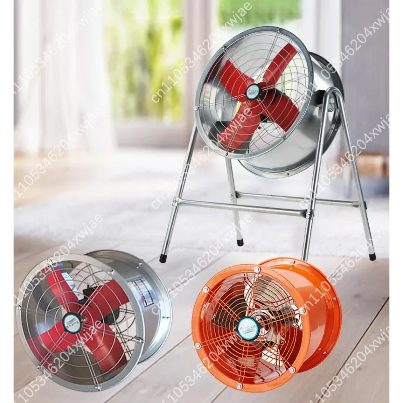 Industrial Inline Duct Exhaust Fan High Speed Powerful Ventilation Blower Wall Mount 6 Inch