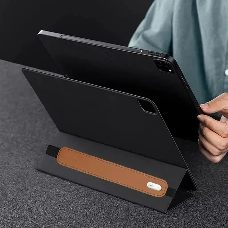 Портативный чехол для планшета Touch Pencil 1 и 2, внешний чехол для пенала, сенсорный стилус, защитный чехол для ручки из конской кожи