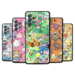 Case For Samsung Galaxy A52 A53 A54 A12 A13 A51 A14 A23 A24 A34 A71 A22 A32 A15 A41 A25 A31 Phone Cover Pokemon Bulbasaur Cute