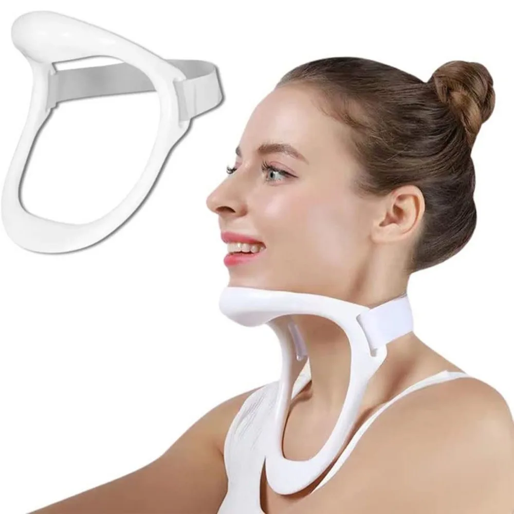 

Adjustable Posture Corrector Neck Tractor Cervical Vertebra Neck Braces Supports Device Comfortabel Prevent Head Low Pain Relief