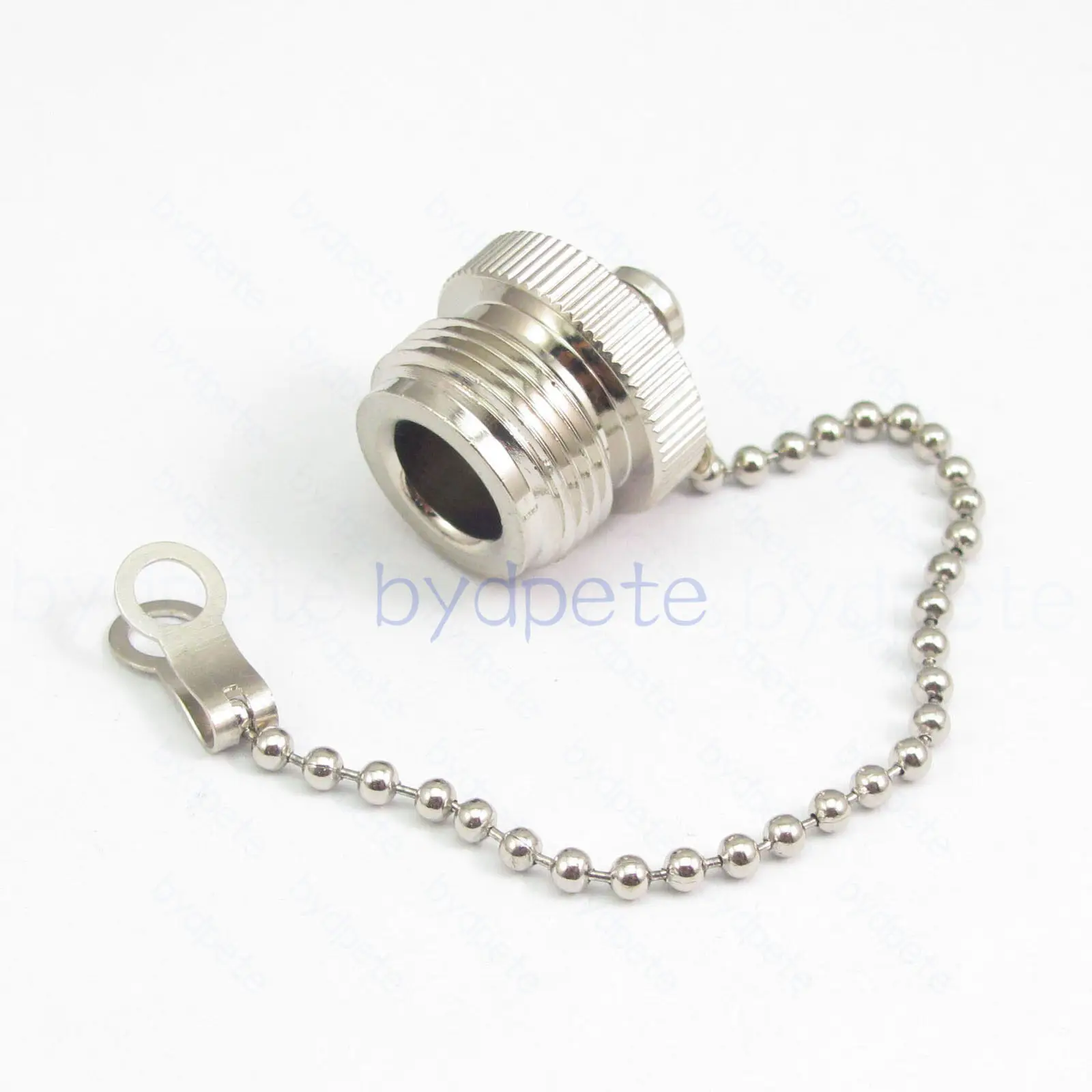 N Female Copper Covers Dust Cap Screw With Chain for N Male UHF PL259 Connector