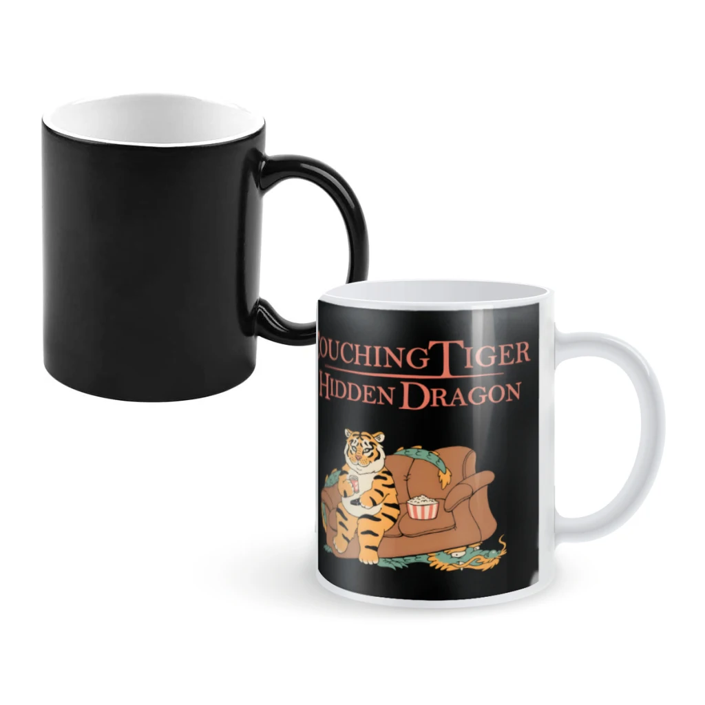 

Couching Tiger Hidden DragonCoffee Mugs And Mug Creative Color Change Tea Cup Ceramic Milk Cups Novelty Gifts