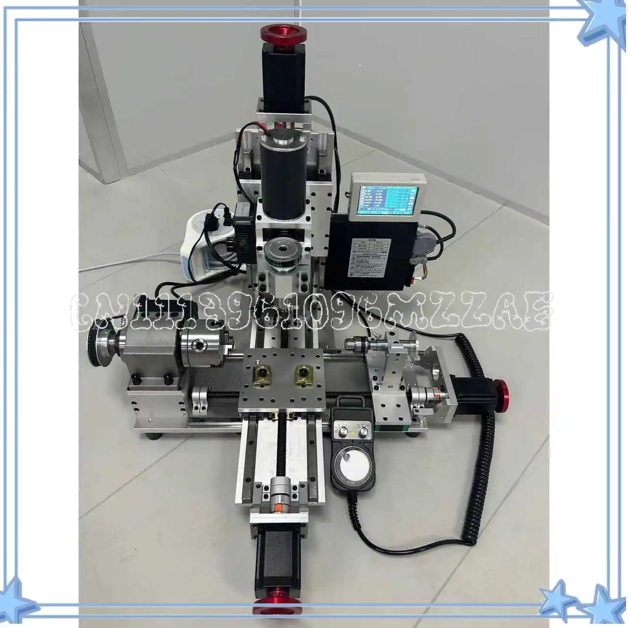 DIY Numerical Control Turning, Milling and Drilling Machine, Lathe and Milling Machine Can Be Programmed