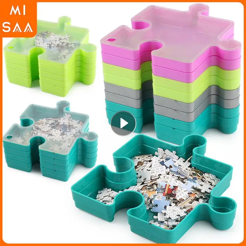 

6-layerPuzzle Storage Box With Transparent Cover3D Puzzle Splicing Sorting Organizer Multifunctional Puzzle Storag Tool