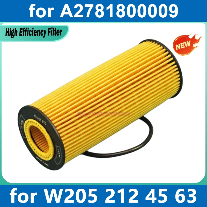 For W205 W212 A45 CLA45 GLA C63 E63 CLS63 S500 S63 G63 SL550 SLK55 M133 M177 M278 Engine Car Oil Filter A2781800009
