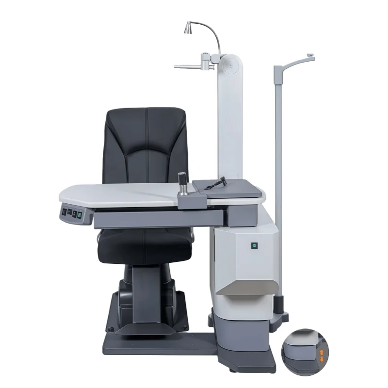 PK-199A/C Combined Table Series Large-Angle Swing for Optometry Unit with 90 Rotatable Desk for Vision Labs