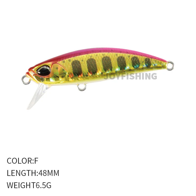 1Pcs 48mm/50mm Sinking Minnow Lure Hard Bait Wobblers Minnow Carp Fishing Lure Isca Pesca Artificial Minnow Lure for Trout Bass