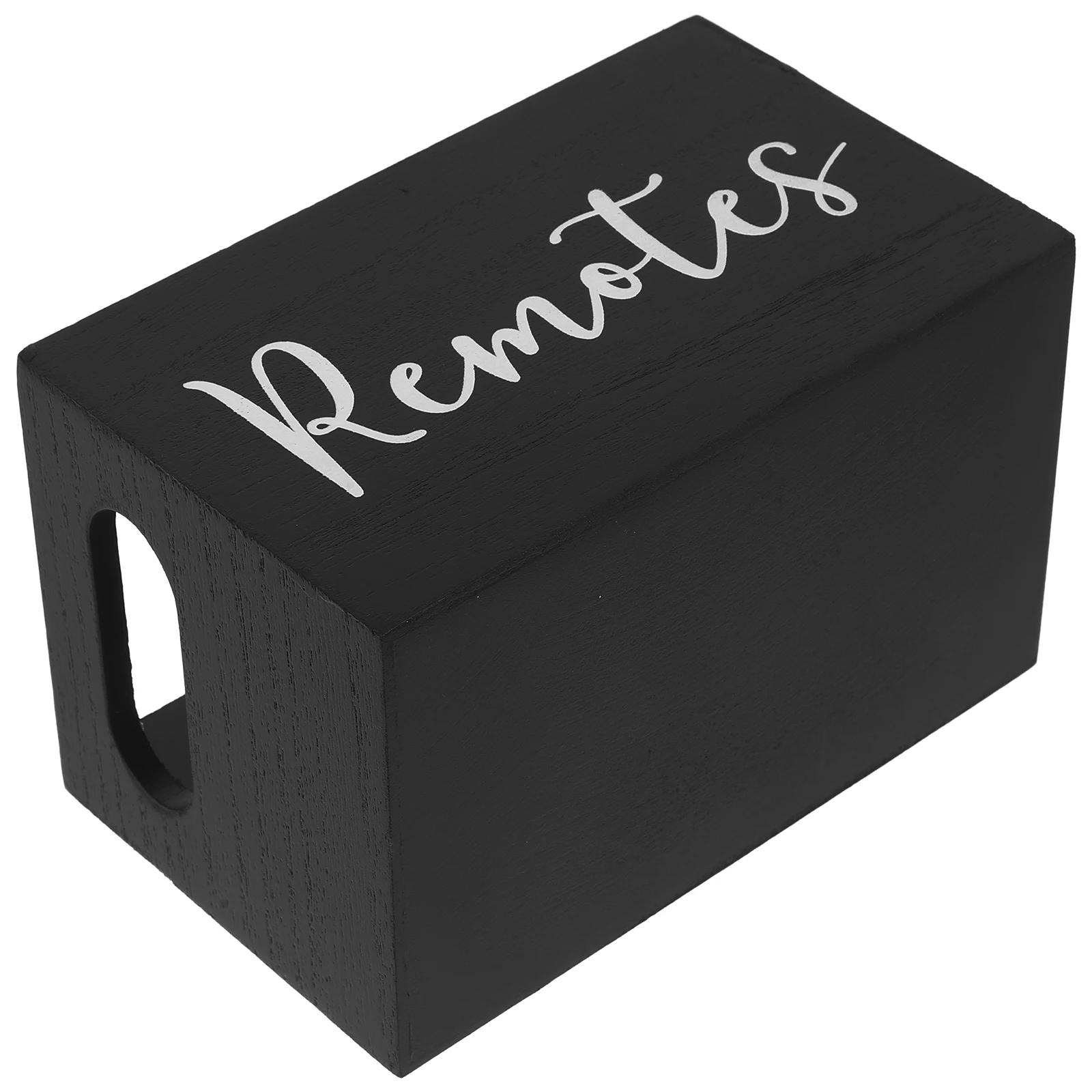 

Rustic Wooden Remote Control Holder Organizer Compartments Living Room Media Storage Box Tabletop Desk Remote Control Box