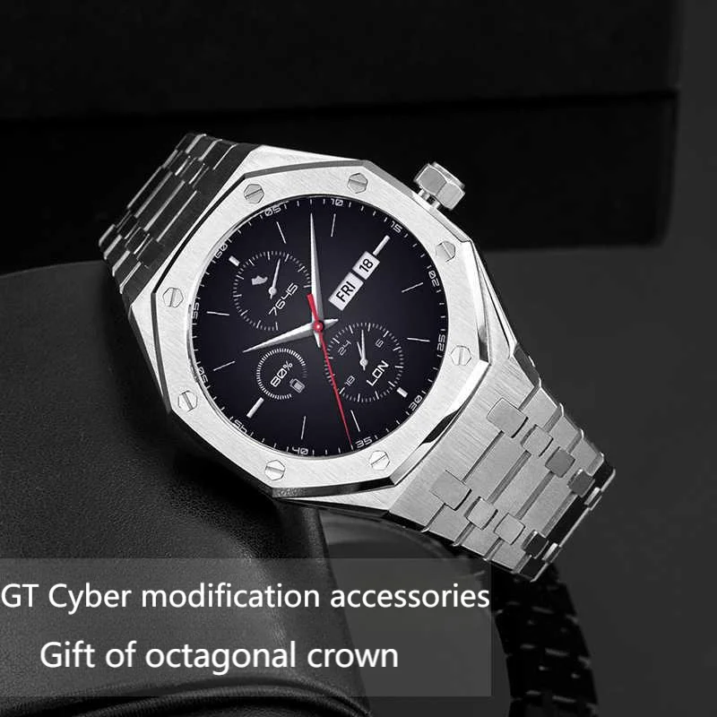For Huawei Watch WATCH GT Cyber Modified Metal Case Strap Accessories WATCH GT Cyber Modified AP Farmhouse Oak Tree Set
