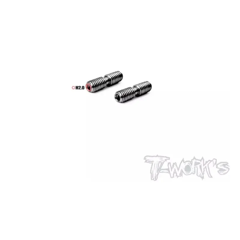 Original T works TP-X4-E 64 Titanium Adujustable Camber Screw 4x15mm ( For Xray X4 ) 2pcs.  Professional Rc part