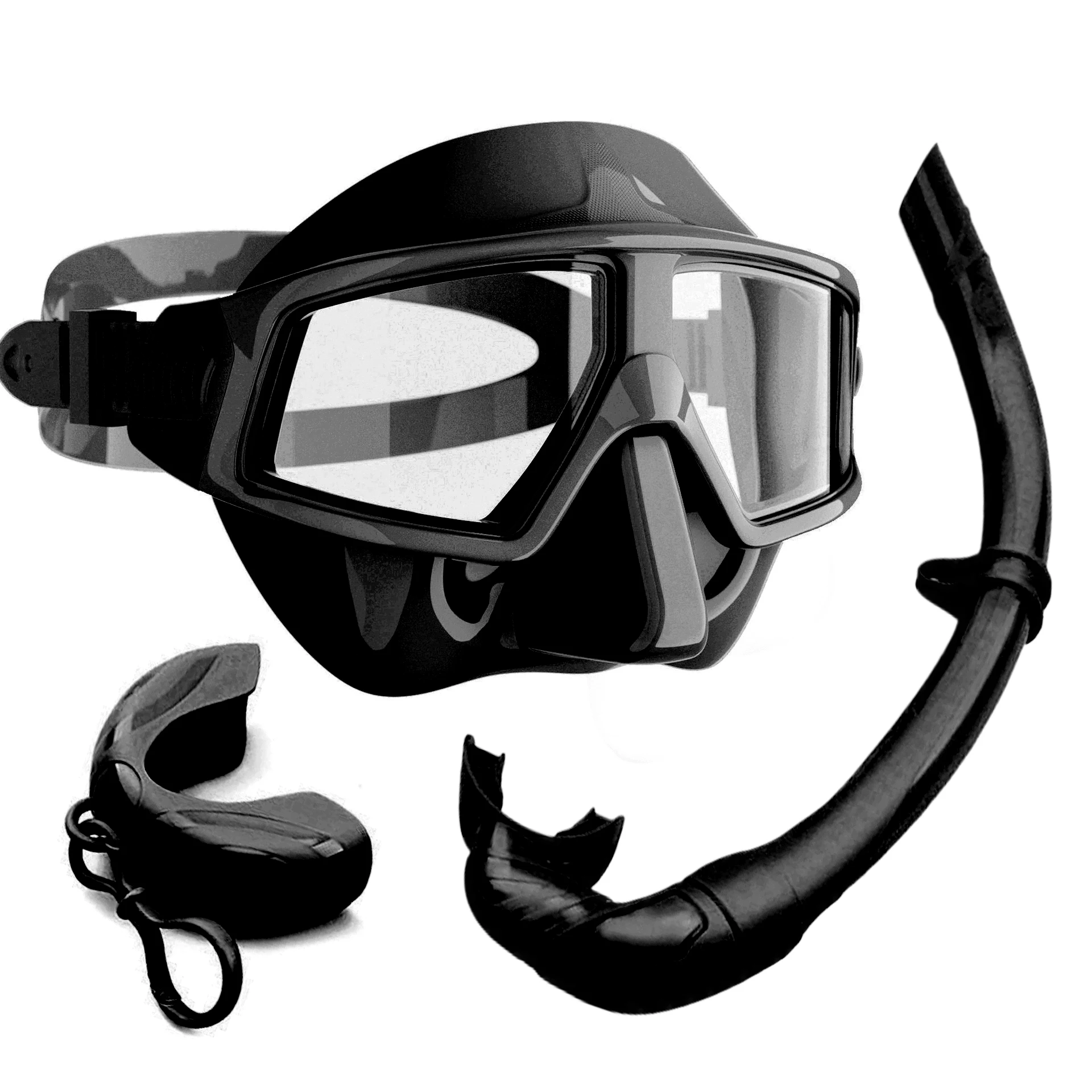

Waterproof scuba Diving Goggles Snorkel Mask Set Goggles Snorkeling Free Diving Mask
